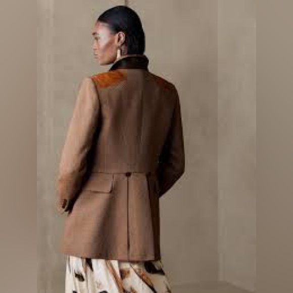 Banana Republic Riding Jacket with Leather Patches - Picture 3 of 9